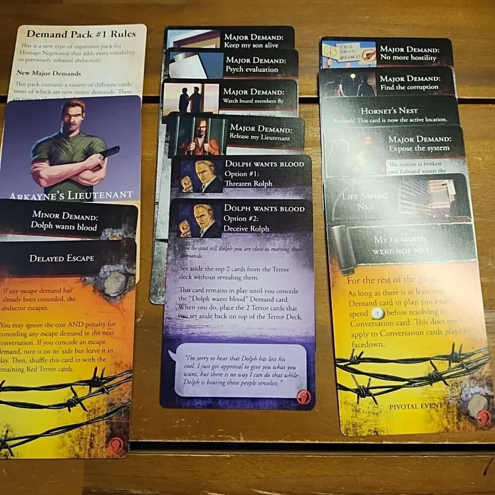 Hostage Negotiator Expansion Demand Pack #1 Complete